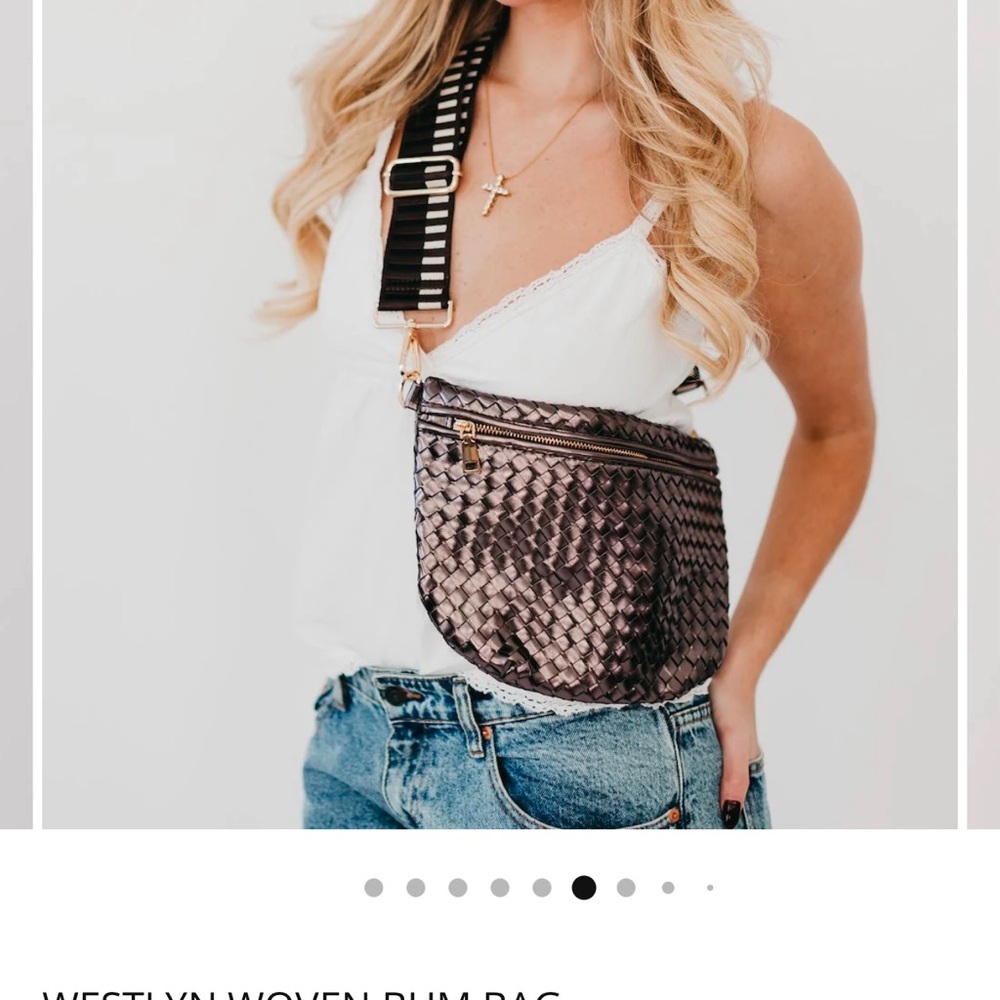 Pretty simple Westlyn Woven Bum bag  new with tag